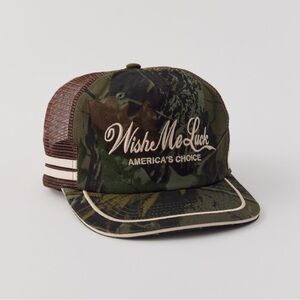 NWOT Wish Me Luck America’s Choice Trucker Hat